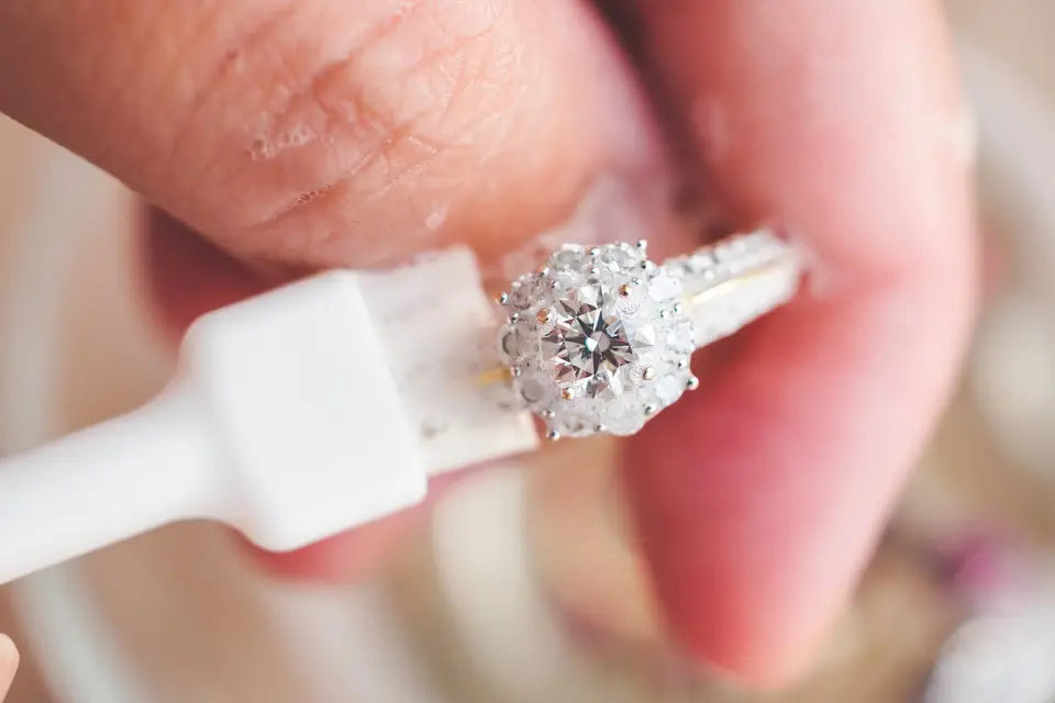 How to properly clean and maintain an engagement ring