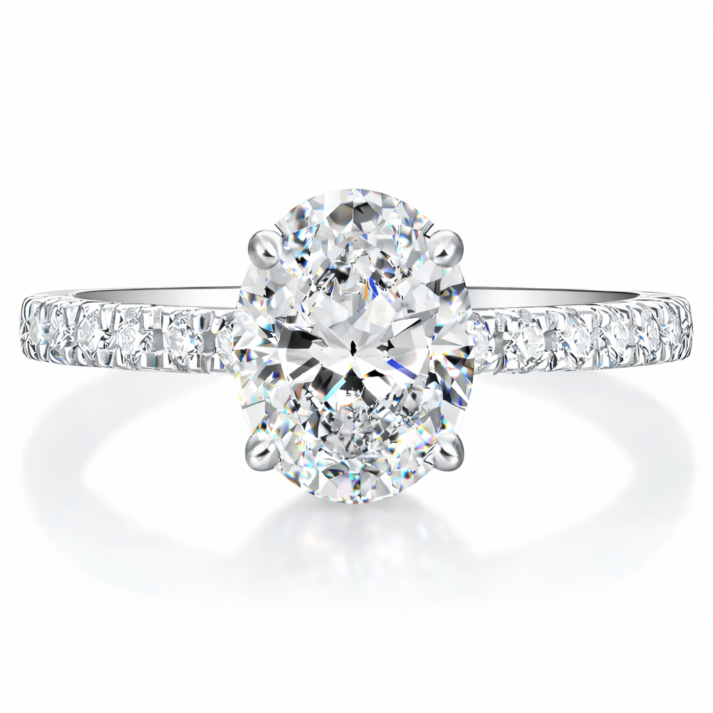 Ovale Diamant Ring
