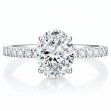 Ovale Diamant Ring