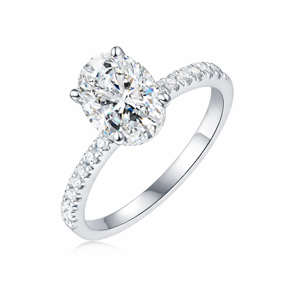 Ovale Diamant Ring