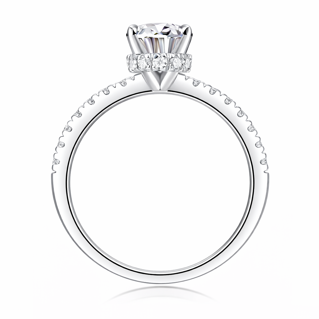 Ovale Diamant Ring