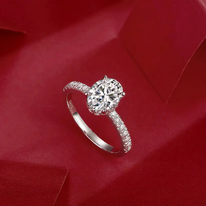 Ovale Diamant Ring