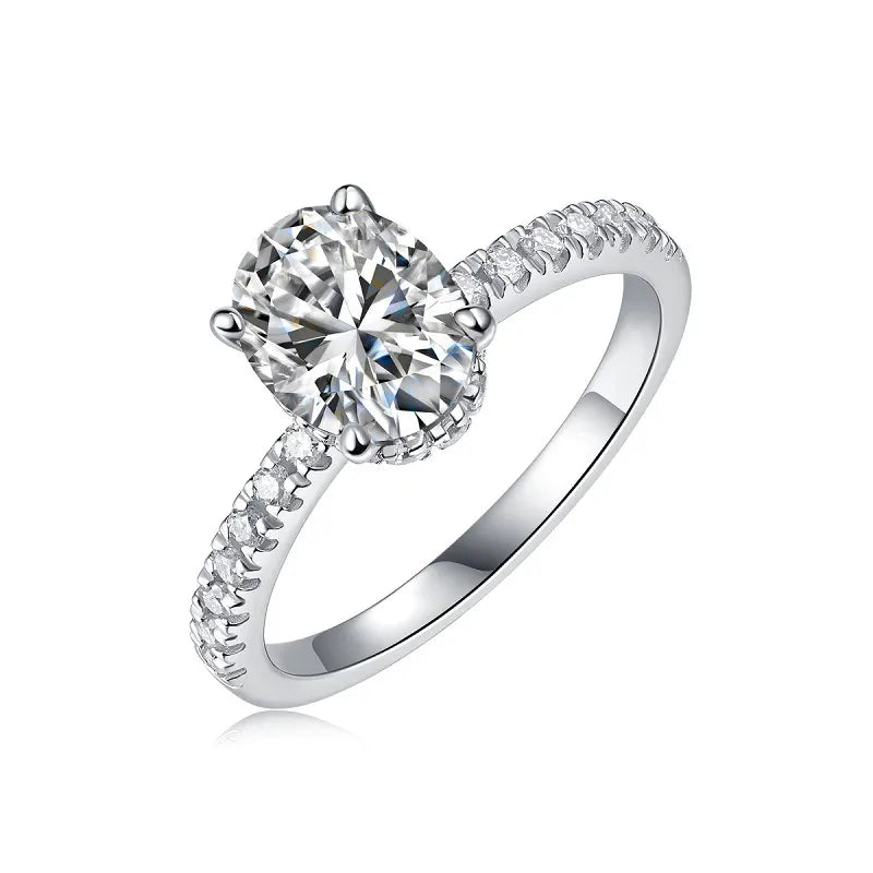 Ovale Diamant Ring