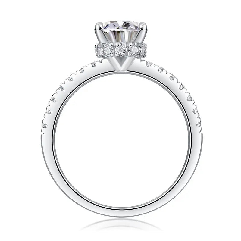 Ovale Diamant Ring