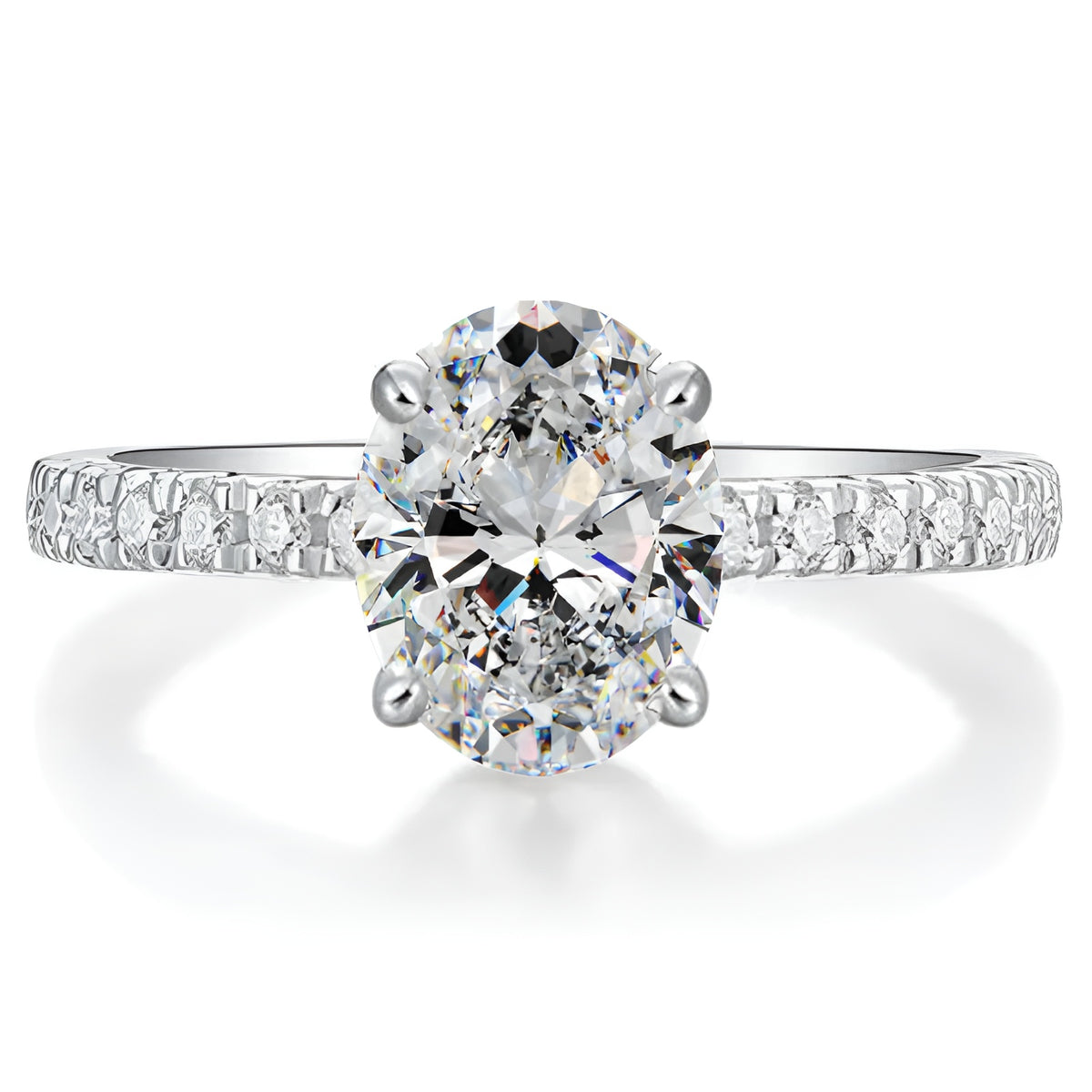 Ovale Diamant Ring