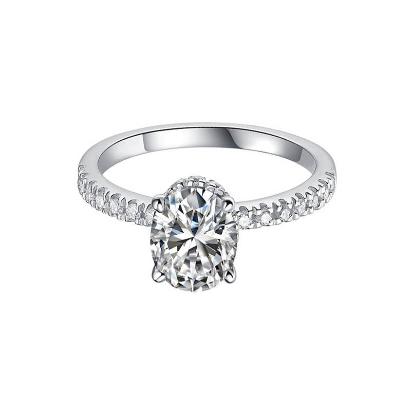Ovale Diamant Ring