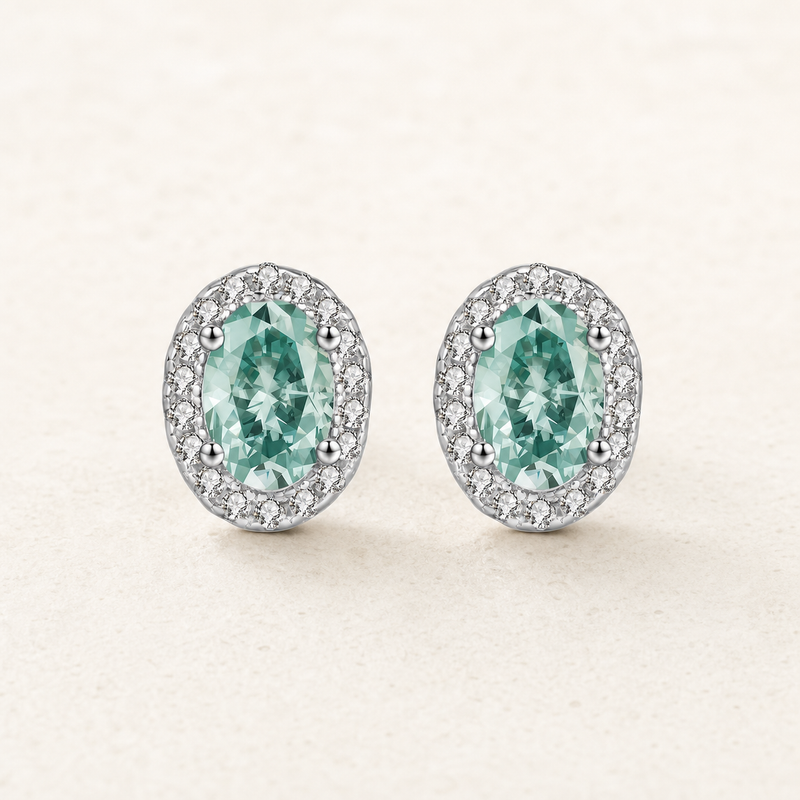 Aurore Earrings in Platinum Plated finish