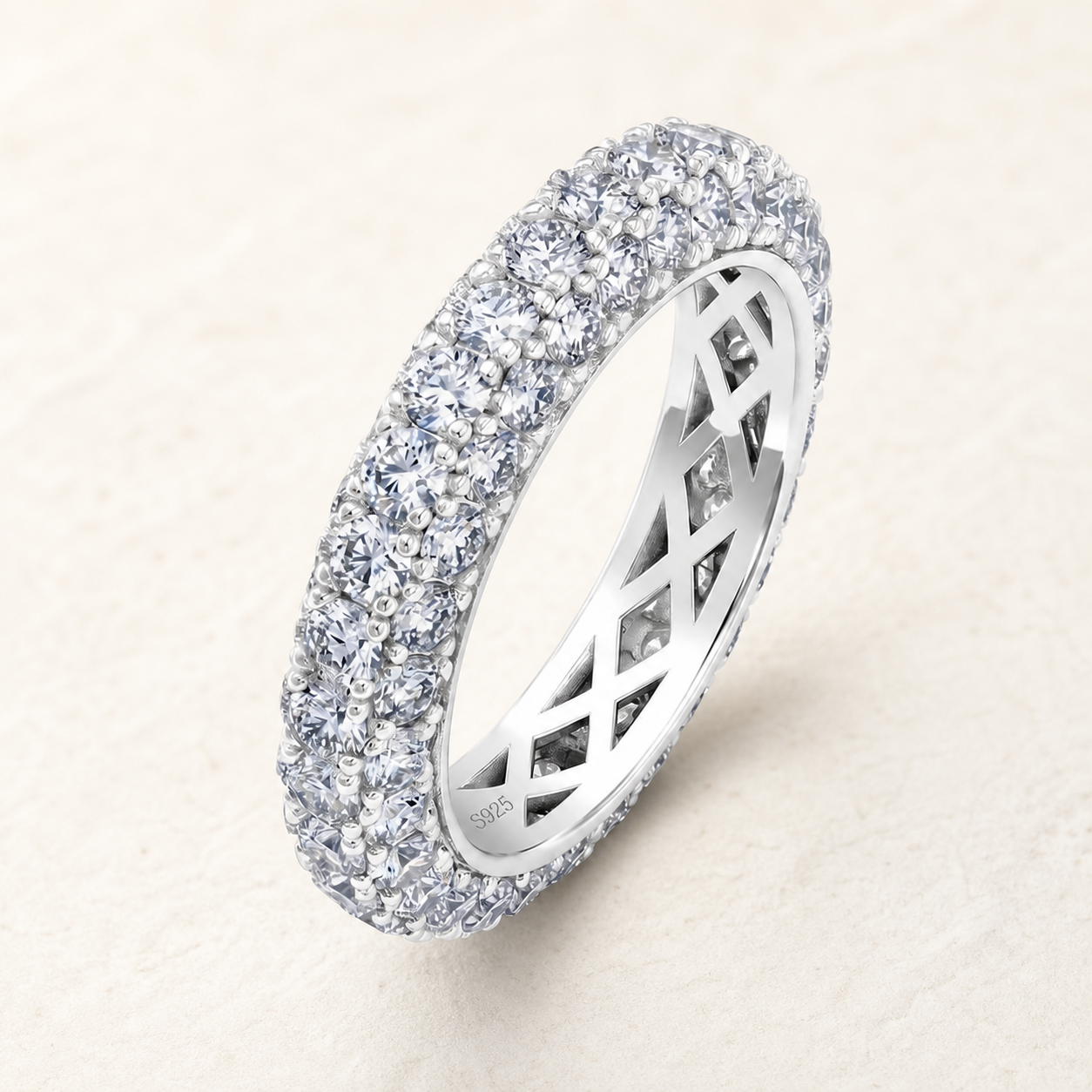 Majesté Ring Platinum Plated