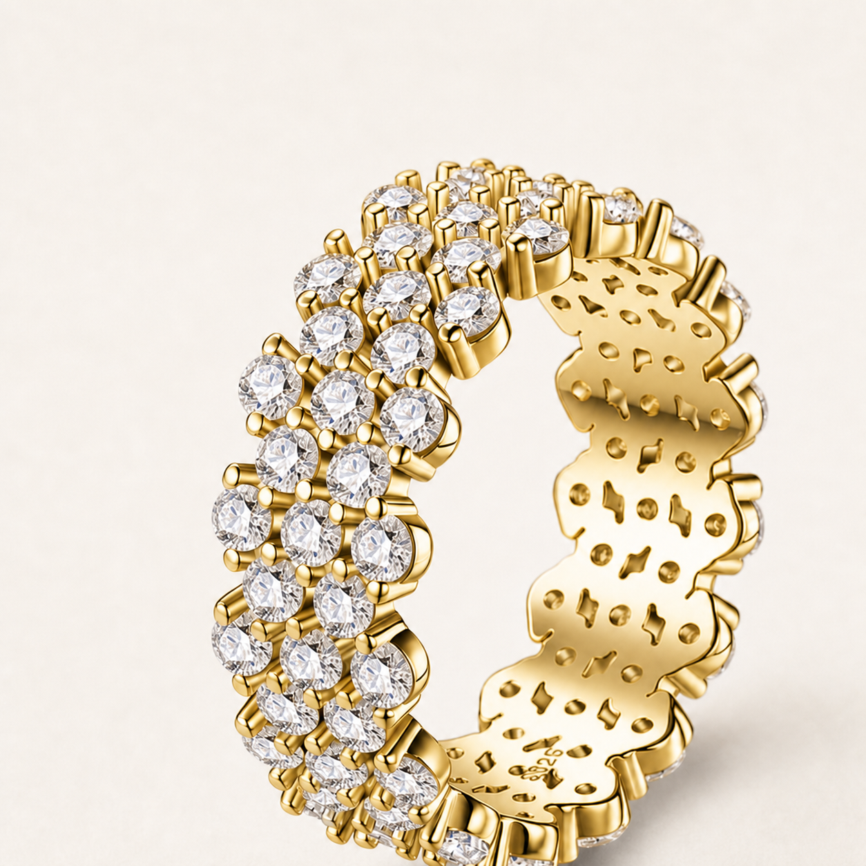 Dentelle Ring Gold Plated