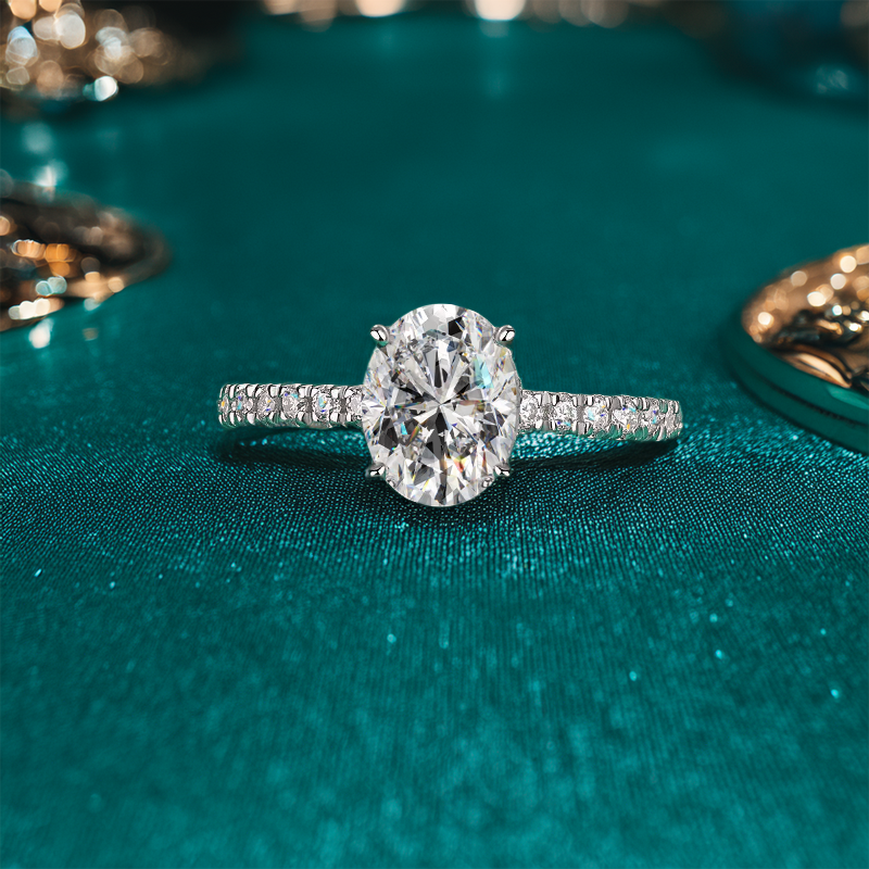 Ovale Diamant Ring