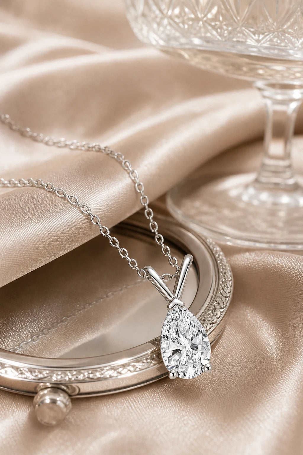 Rosée Necklace worn for a distinct occasion