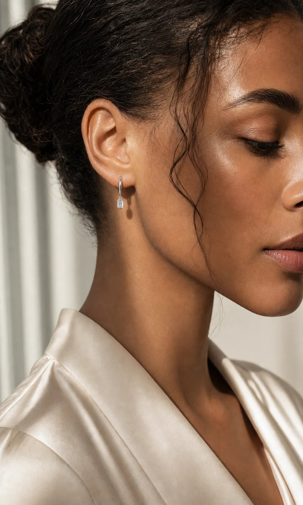 Éclat de Jour earrings styled for every day