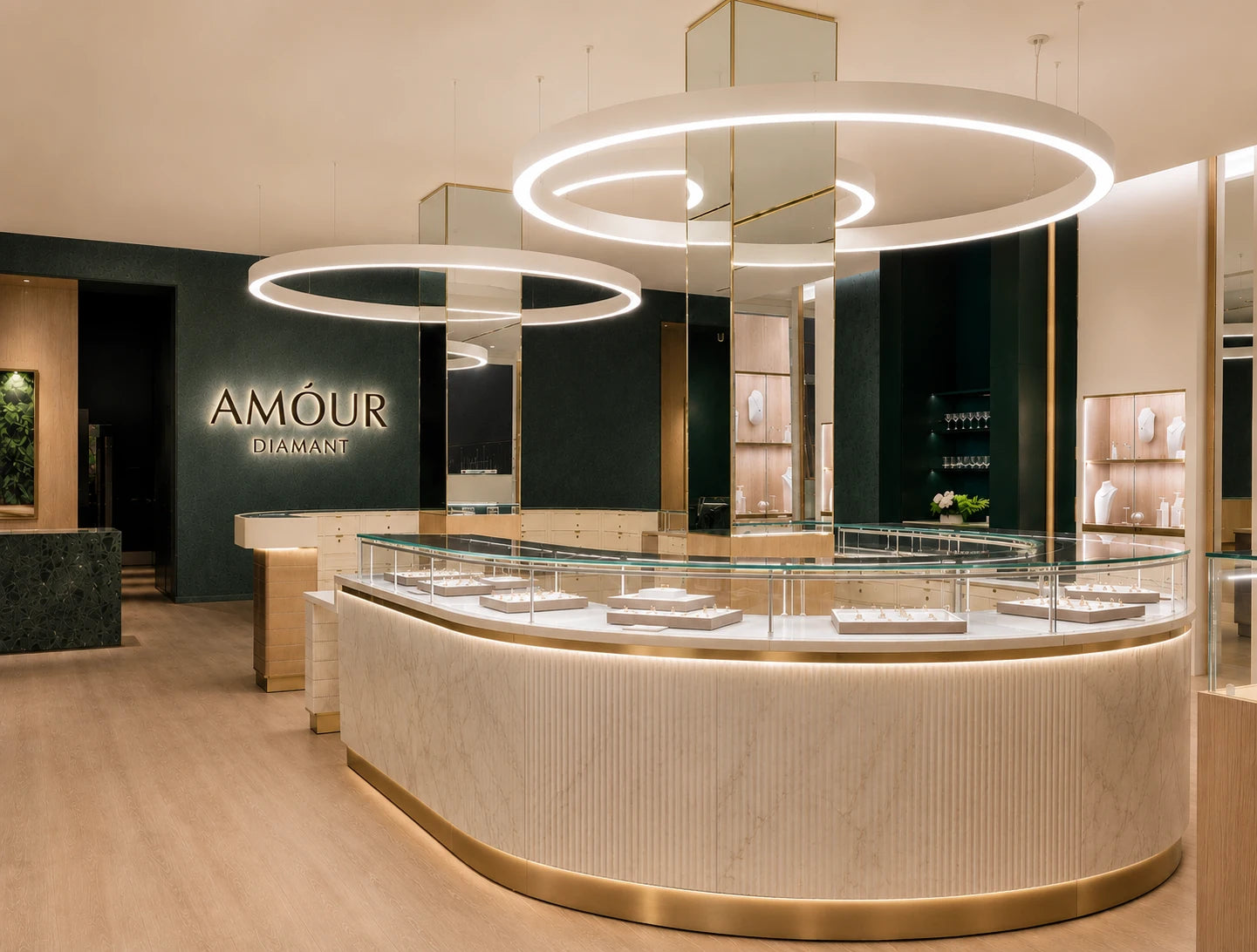 Inside the Amour Diamant flagship showroom in Dubai